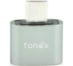 Fonex OTG USB/USB-C adaptér, šedá