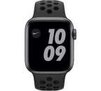 Apple Watch Nike Series 6 GPS + Cellular 40 mm vesmírné šedý hliník s černým sportovním řemínkem