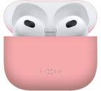 Fixed Silky pouzdro pro Apple Airpods 3 2021 růžové
