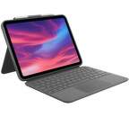 Logitech Combo Touch pro iPad 10. generace 10,9" (920-011382) šedá