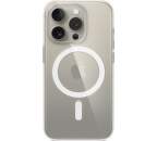 Apple Clear Case silikónové puzdro s MagSafe pre Apple iPhone 15 Pro transparentné (1)