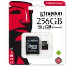 Kingston microSDHC Canvas Select 256GB + SD adaptér