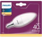 LED Philips svíčka, 5,5W, E14, teplá bílá