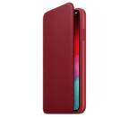 Apple kožené pouzdro Folio pro iPhone XS Max, (PRODUCT)RED