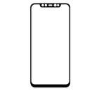 Qsklo Full Cover 2D ochranné sklo pro Xiaomi Mi 8, černá