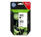 HP 302 2-pack (black + tri-color)