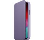 Apple kožené pouzdro Folio pro iPhone Xs Max, fialové