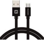 Swissten kabel USB/Micro USB 2,0 m, černá
