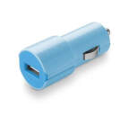 CELLULARLINE STYLE&COLOR autonabíjačka USB, 1A, modrá