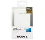 Sony CP-E6 powerbanka 5800 mAh, bílá