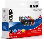 KMP CLI571 BK/CMY XL, C107XV recyk. nápl