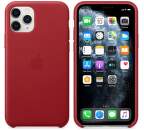 Apple kožený kryt pro iPhone 11 Pro, červená