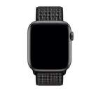 Apple Watch 44 mm Nike sportovní provlékací řemínek, černý