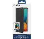 SBS knížkove pouzdro pro Samsung Galaxy A71, černá