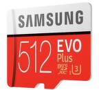 Samsung Micro SDXC 512 GB EVO Plus + SD adaptér