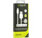 Fonex USB/Lightning kabel 1,2 m, bílá
