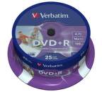 VERBATIM 25DVD+R 4.7GB 16x CAKE25 PRINTABLE