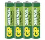GP Greencell AAA zinkové batérie 4ks