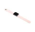 Fixed Silicone Strap remienok pre Apple Watch 42/44mm ružový