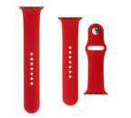 Fixed Silicone Strap remienok pre Apple Watch 42/44mm červený