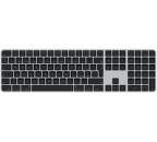 Apple Magic Keyboard s Touch ID a číselnou klávesnicí CZ černá