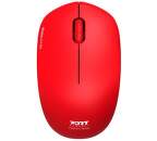 PORT CONNECT Wireless Mouse červená