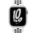 Apple_Watch_Nike_Series_8_41mm_Silver_Aluminum_Summit_White_Black_Sport_Band_Pure_Front_Screen__USEN