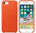 Apple kožené pouzdro pro iPhone 7/8, oranžová