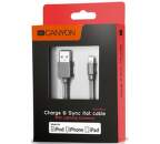 Canyon Lightning - USB kabel 1m, šedá