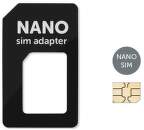 MobilNet Nano SIM adaptér (Nano SIM-SIM) (černý)