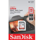 SANDISK 139766 ULTRA SDHC 16GB 80 MB/s Class 10 UHS-I