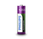 Philips Rechargeable - AA (HR6) 2600 mAh, 2 ks