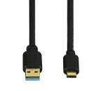 Hama USB-C 3.1 kabel 0,75m, černá
