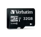Verbatim Pro microSDHC 32GB Class 10 UHS-I + SD adaptér