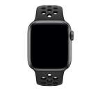 Apple Watch 40 mm Nike sportovní řemínek S/M a M/L, antracitový/černý