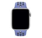 Apple Watch 44 mm Nike sportovní řemínek S/M a M/L, noblesně modrý/černý