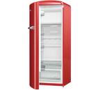Gorenje ORB153RD-L, červená jednodveřová chladnička