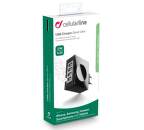 CellularLine Quad Ultra 4xUSB nabíječka 21W/4.2 A, černá
