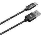 Aligator 2x USB 3,4A Smart IC autonabíječka + USB-C kabel, černá
