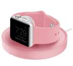 Uniq Dome nabíjecí stojánek pro Apple Watch, růžová