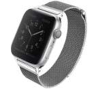 UNIQ Dante ocelový řemínek pro Apple Watch 40 mm, stříbrný