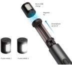 SBS Bluetooth selfie tyč s odpojitelným bleskem, černá
