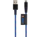 Xtorm Solid USB/Micro USB kabel 1m, modrá