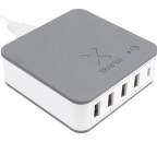 Xtorm USB Power Hub Cube Pro, šedo-bílá