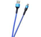 Mobilnet datový kabel micro USB 2A 1m, modrá