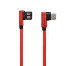 Mobilnet dátový kábel USB-C 2,7 A 1,5 m červená