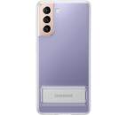 Samsung Clear Standing puzdro pre Samsung Galaxy S21 transparentná