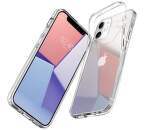 Spingen Liquid Crystal pouzdro pro Apple iPhone 12 mini transparentní