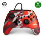 PowerA Enhanced Wired Controller pre Xbox SeriesOne - Metallic Red Camo (1)