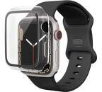 Epico sklenené pouzdro pro Apple Watch Series 7 41 mm transparentní